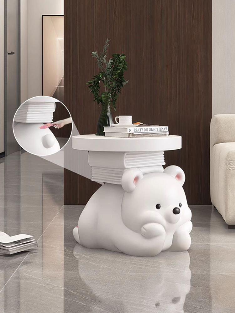 クリエイティブな動物のクマの像,大きな床の装飾,新築祝いの贈 - Resin Art In Floor のレビューと価格