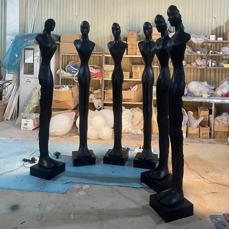 入口への道 長身の店舗装飾品 ウェルカムフロア 人型彫刻装飾 - Resin Art In Floor のレビューと価格