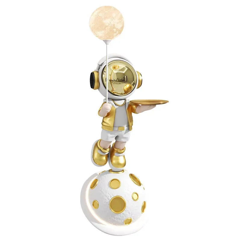 レジン製宇宙飛行士の愛の空間を描いたアート、大型フロア装飾、 - Resin Art In Floor のレビューと価格