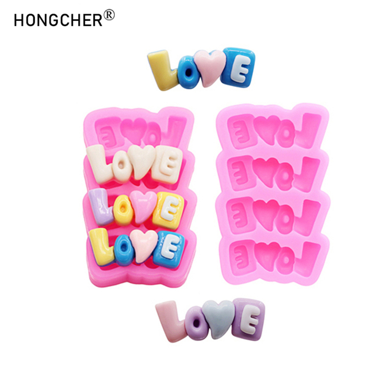 LOVEレターシリコンモールドDIY電話ケースヘアアクセサリ - Resin Art Phone Case のレビューと価格