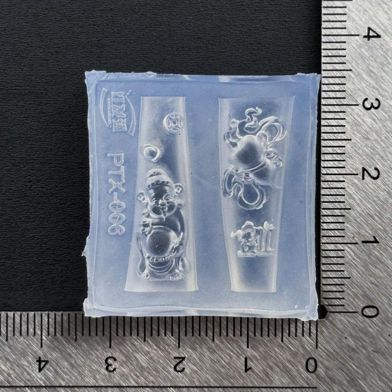 3Dアクリルネイルアートモールドシリコンテンプレート ラッキ - Resin Art Templates Free のレビューと価格