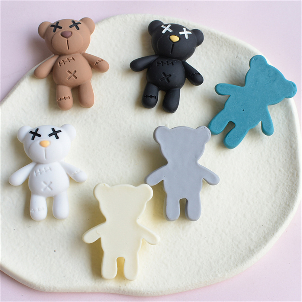 装飾用のクマの形をした樹脂製のカボション,携帯電話の装飾用の - Resin Art Phone Case のレビューと価格