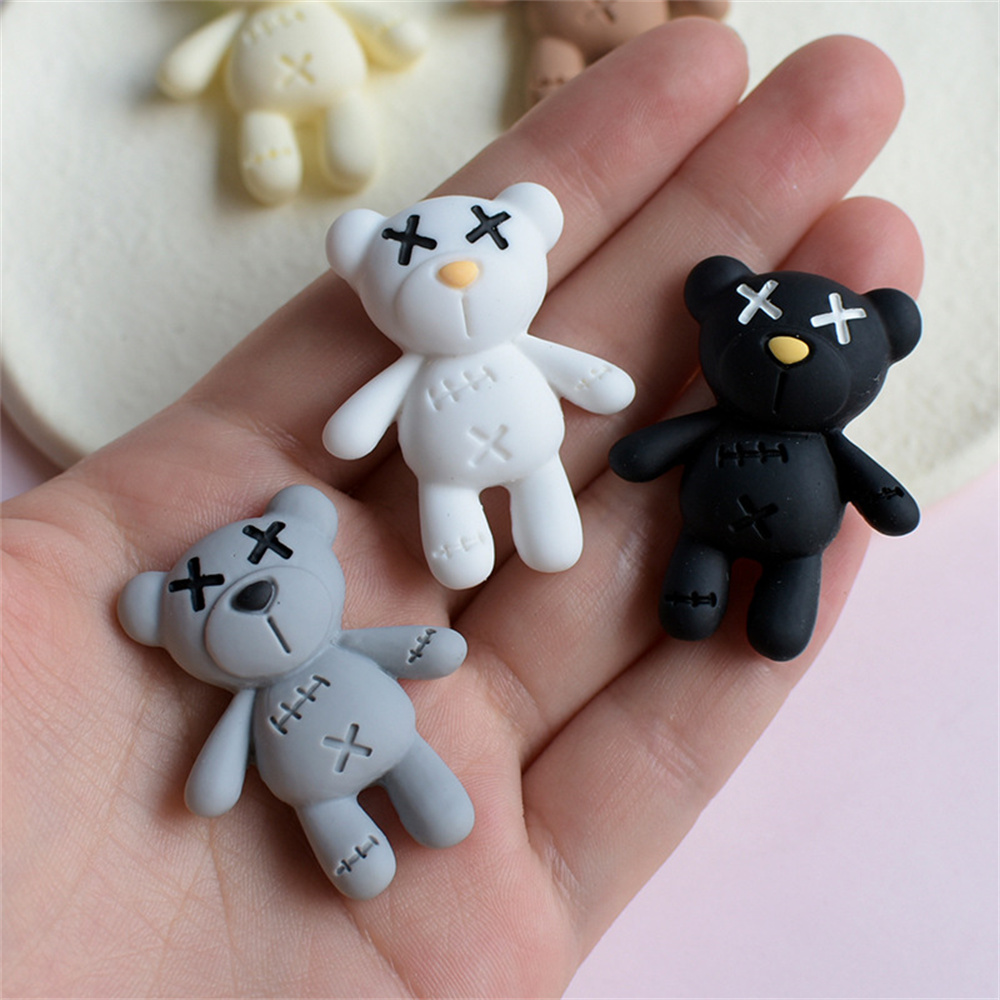 装飾用のクマの形をした樹脂製のカボション,携帯電話の装飾用の - Resin Art Phone Case のレビューと価格
