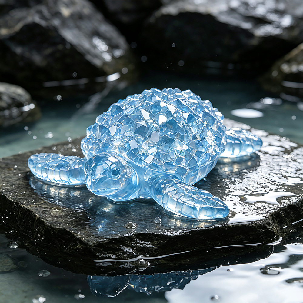 ダイヤモンドカットヒーリングシータートルシリコンモールド海洋 - Resin Art Beach のレビューと価格
