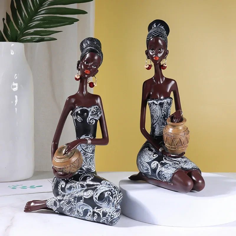 31 センチメートルヴィンテージアフリカンスタイル樹脂工芸品 - Resin Art Workshop のレビューと価格