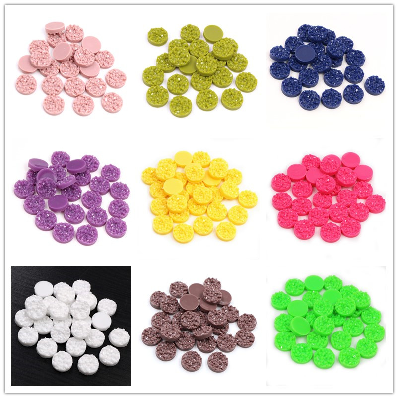 40 個樹脂 Druzy カボションドーム 8/10/12  - Resin Art Diy Kit のレビューと価格