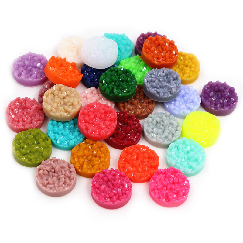 40 個樹脂 Druzy カボションドーム 8/10/12  - Resin Art Diy Kit のレビューと価格