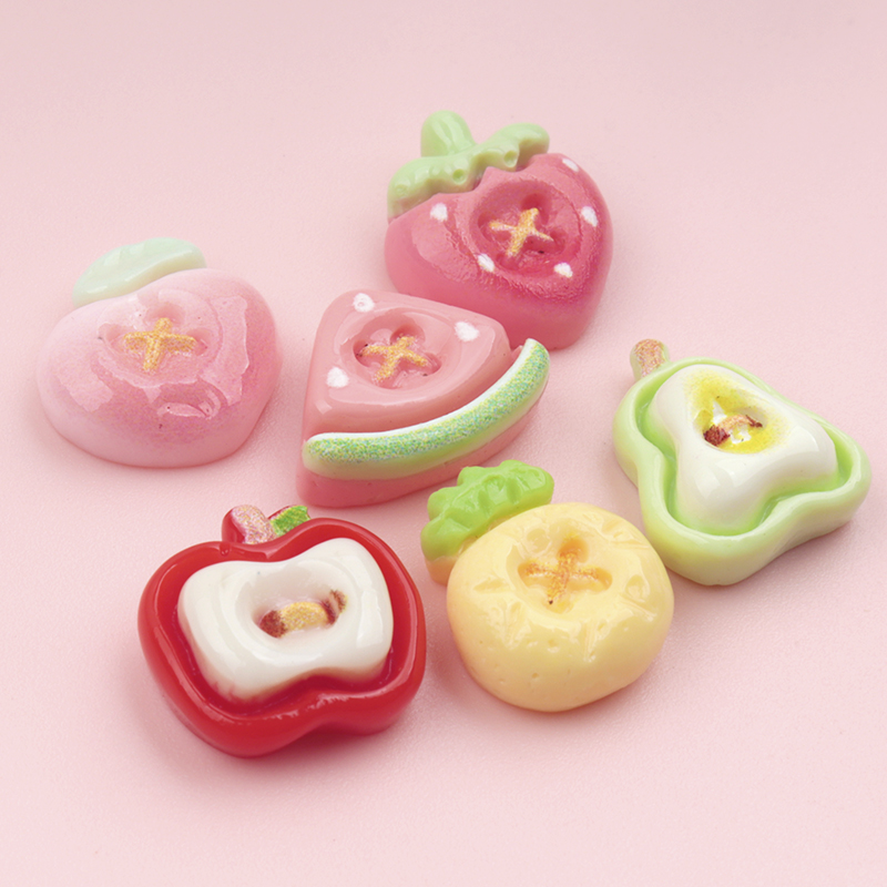 50/500 個ミニ模擬フルーツ樹脂ネイルアートカボション手 - Resin Art Workshop のレビューと価格