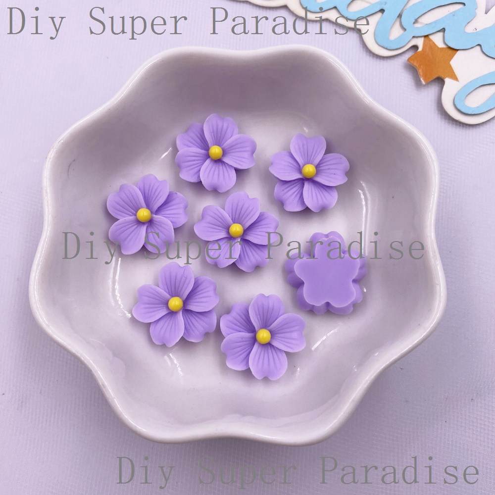 50 個樹脂カラフルな 16 ミリメートル花フラットバック石 - Resin Art Workshop のレビューと価格
