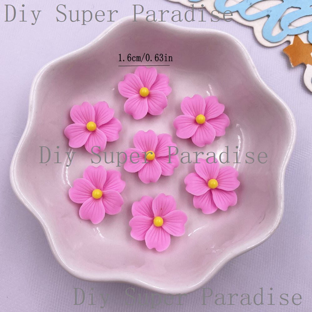 50 個樹脂カラフルな 16 ミリメートル花フラットバック石 - Resin Art Workshop のレビューと価格