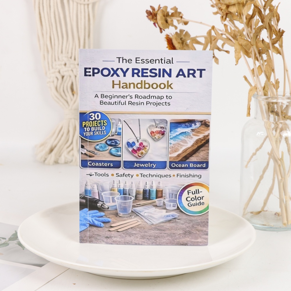 エポキシ樹脂アートハンドブック、30のDIY樹脂プロジェクト - Resin Art For Beginner のレビューと価格