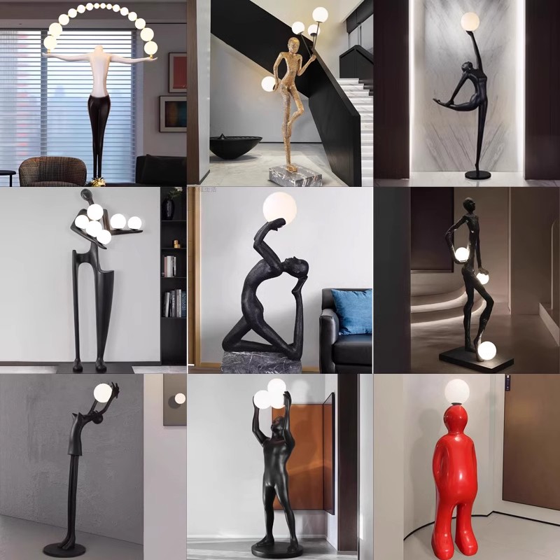 リビングルーム フロアランプ 工芸品 ホテル 営業所 展示ホ - Resin Art In Floor のレビューと価格