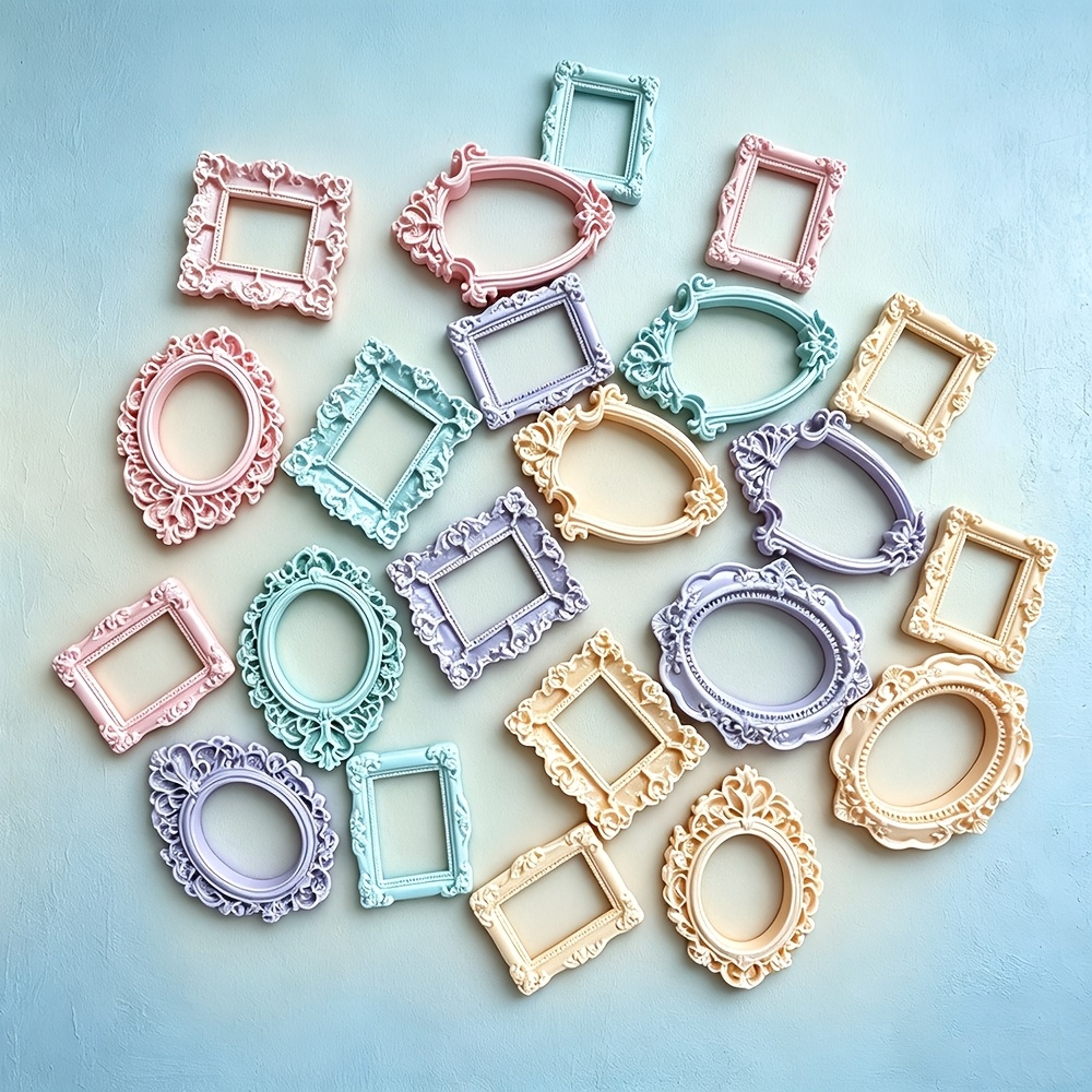 5個入りヴィンテージパール調ミニレジンフレームチャーム、DI - Resin Art Phone Case のレビューと価格